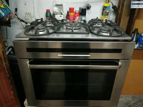 Beautifull AEG competence oven thermofan digital stainless