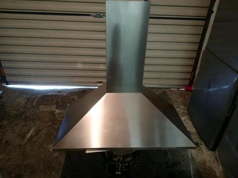 Beautifull Defy 90cm cooker hood stainless steel build in down lights in great