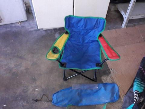 Camping chair for a toddler