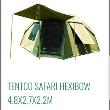 Tentco Safari Hexibow Canvas tent