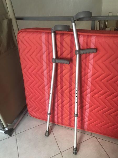Crutches to go