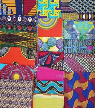 ANKARA AFRICAN PRINT FABRIC R260 stock