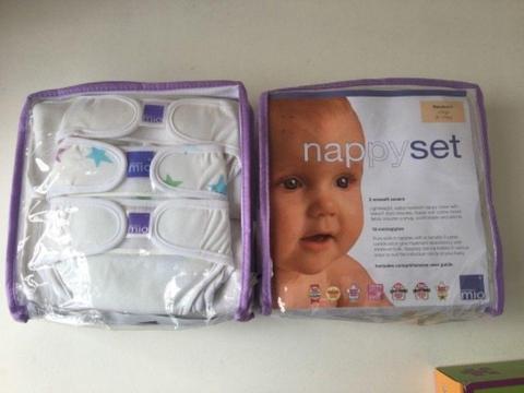 Brand New Baby Mio Nappy Set - complete system