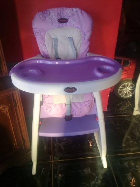 Chelino Baby feeding chair excellent condition hardly used