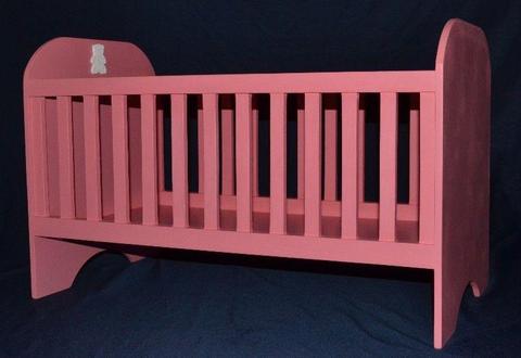 Dolls Cot - Wooden - Brand New