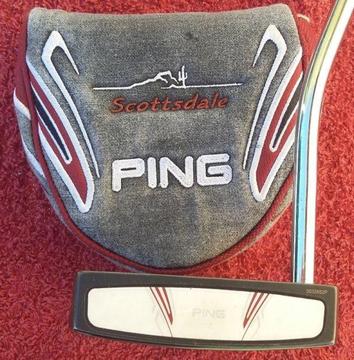 PING SCOTTSDALE SENITA GOLF PUTTER- LIKE WOLVERINE-EXCELLENT COND- WITH COVER