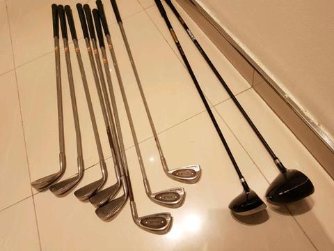 Spalding, Dunlop and Prosimmon Golf Set