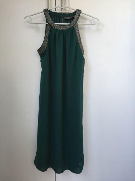 Vero Moda dress for sale (small) Dark Emerald Green