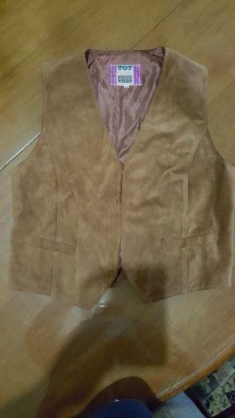 Genuine Leather Suede Waist Coat - 2nd Hand - Unisex