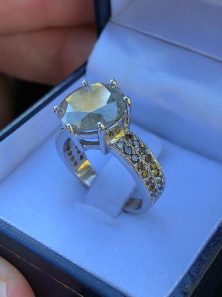 5ct Natural Diamond Ring!