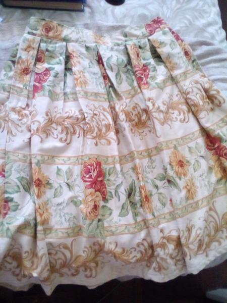 Beautiful vintage material skirts - homemade