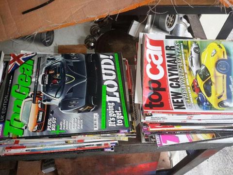 Very Large quantity of magazines including Top gear ,4x4 ,top car,getaway etc good condition