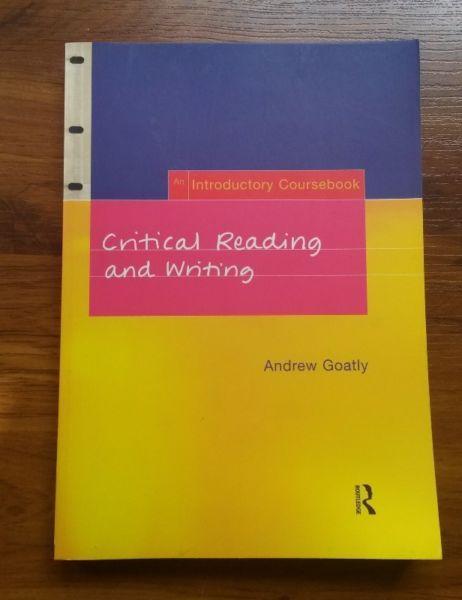 Critical Reading and Writing - Andrew Goatly