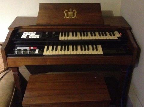 Vintage Electric Organ (need some TLC) and Piano Chair