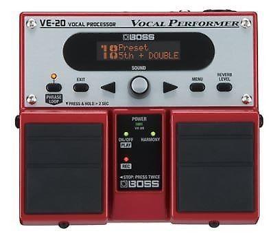 Boss VE20 Vocal Performer pedal .Brand new on sale while stocks last