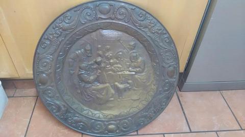 72cm brass (Matt) wall plate