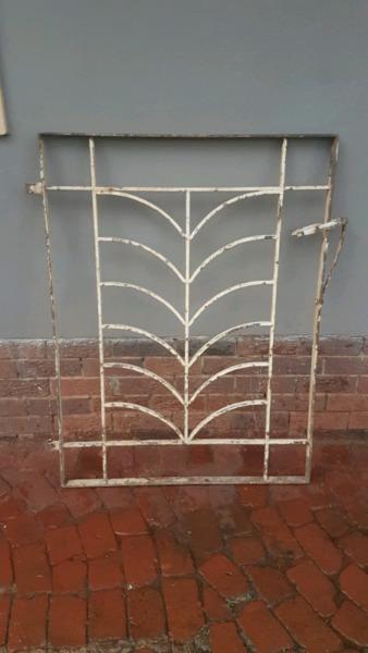 Antique steel gate