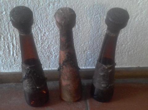 Antique spanish bottles