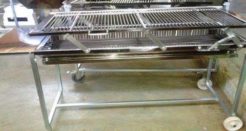 Charcoal braai – sold steel bar grid - easy cleaning from R1350