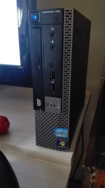 Dell i3 compact PC with 4GB Ram and 150 GB hard drive with windows 7 for the low price of R1350