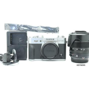 Fujifilm X-T20 Body Silver and FujiFilm 18-55mm f2.8-4 OIS Lens