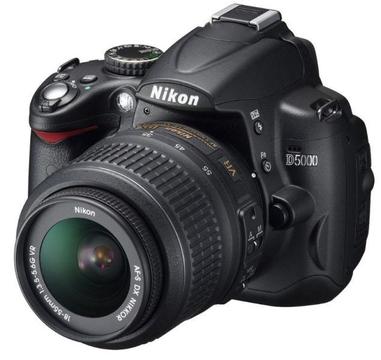 Nikon D5000 with 18-55mm