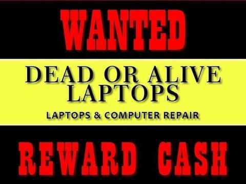 Laptops With broken Screens / Faulty For Cash - R2500