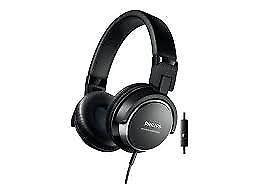 PHILIPS SHL3265 HP W/MIC - BLACK