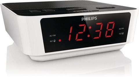 PHILIPS AJ3115 CLOCK RADIO - BLACK