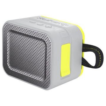 SKULL BARRICADE BT SPEAKER - GRAY/CHARCOAL/HOT LIME