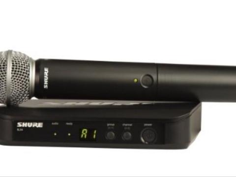 SHURE BLX24/SM58 Wireless Handheld System with SM58 Capsule