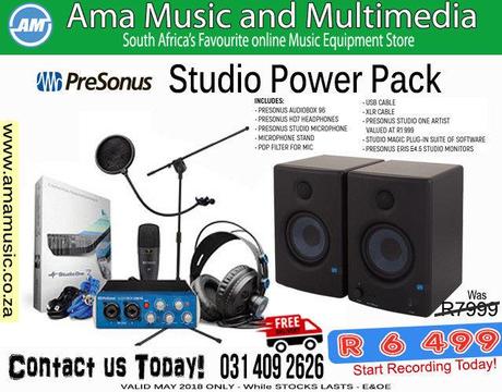 PreSonus Studio power pack 