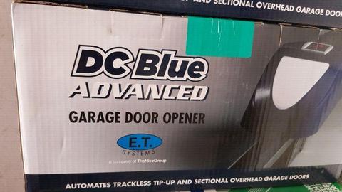 Garage door motor kit with battery back up