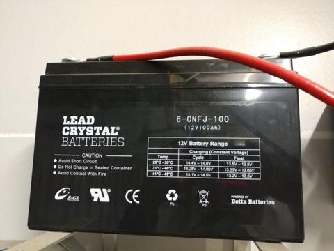 Devel Invertor and Lead Crystal Battery