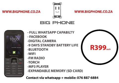 Whatsapp Phones @R400 ! Wifi Bluetooth