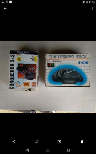 Sega Mega drive controllers, sold separately