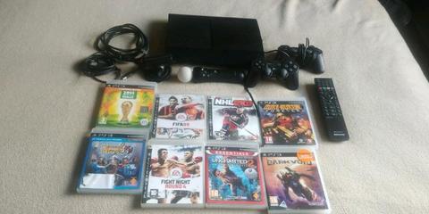 PS3 with games for sale