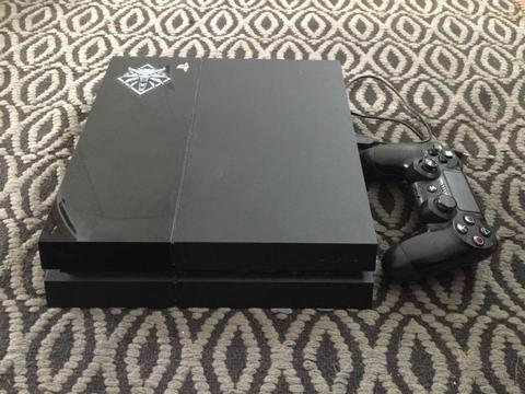 PS4 console and remote