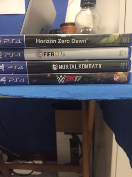 PS4 games. 4 games for sale