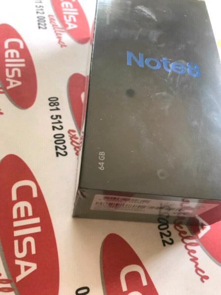 Samsung Note 8 Black BRAND NEW SEALED - CellSA Original phones