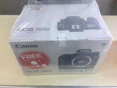 Canon EOS 760D Body Brand New Sealed R6250