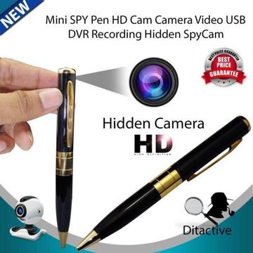 SPY MINI CAMERA/VIDEO CAMERA PENS WITH BUILT IN MICROPHONES FOR SALE!! NOW ONLY R250!!