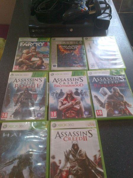 Xbox 360 500gig plus extras for sale