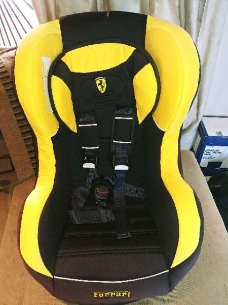 Ferrari car seat 0-18kgs