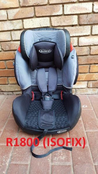 Bambino Elite ISOFIX Car & Booster Seat (Group 9 - 36 kg)