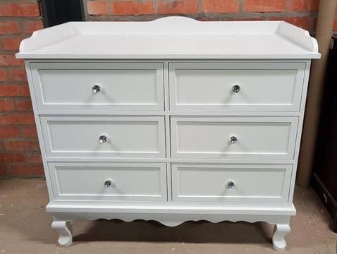 CUSTOM MADE NEW VINTAGE STYLE BABY COMPACTUMS - CHEST OF DRAWERS - AVAILABLE IN ANY COLOR