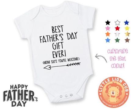 Funny Father's Day baby bodysuit/ All sizes / Boys & Girls / Father's Day Gift