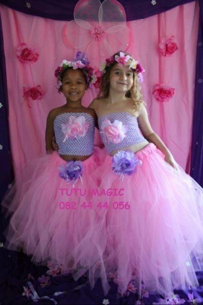 TUTU SKIRTS, DRESSES AND FLOWER HALOS