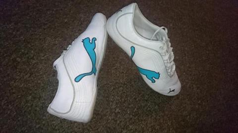 Available Until Advert Removed: White Puma - Size 5