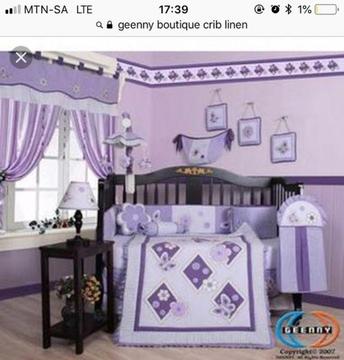 Crib / cot bedding